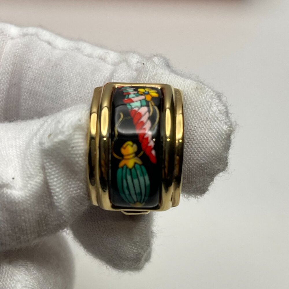 Hermès Pre-Owned 20th Century Enamel Les Flacons Clip On Earrings - Preowned - Picture 4 of 8